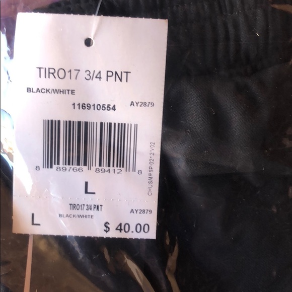 TIRO 17 THREE-QUARTER PANTS / AY2879 / B24 - Picture 7 of 7